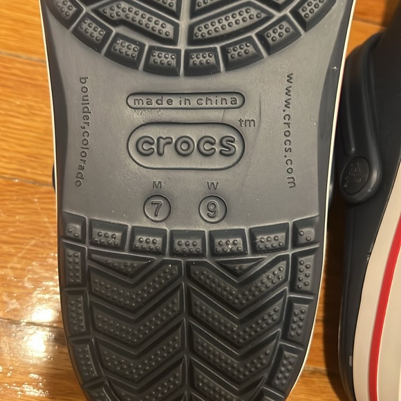 Unisex Navy Blue Crocs - Picture 6 of 6